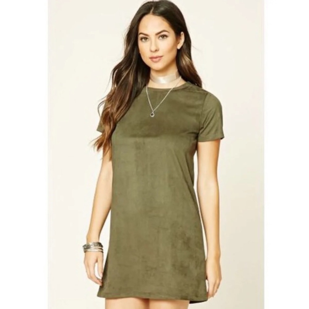 forever 21 suede dress